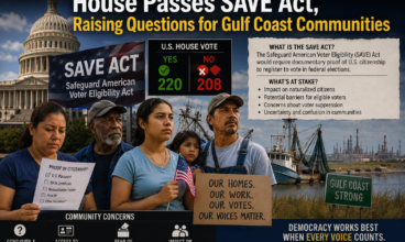House Passes SAVE Act, Raising Questions for Gulf Coast Communities